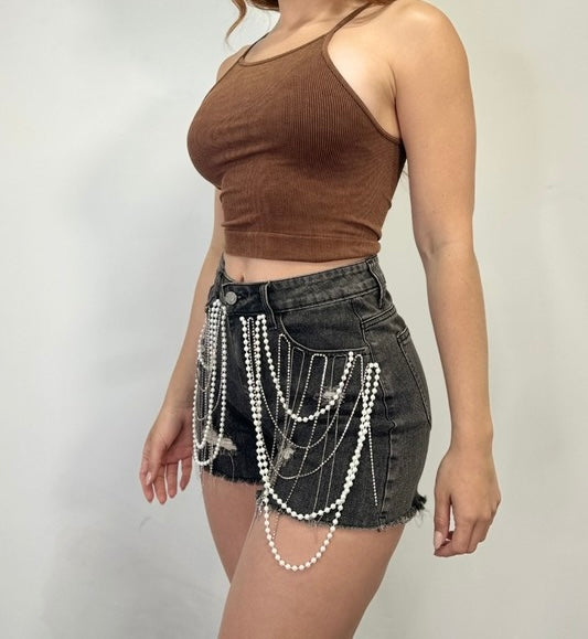 9005-LIZ DENIM SHORTS