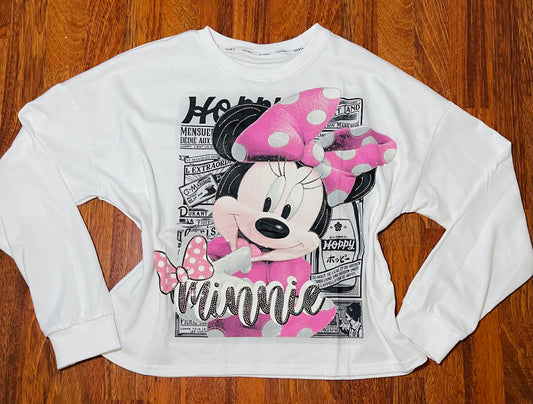 T335-Sweater with beautiful light print