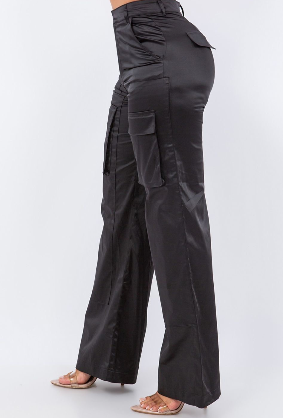 5002 CARGO PANTS SATIN BLACK 🖤