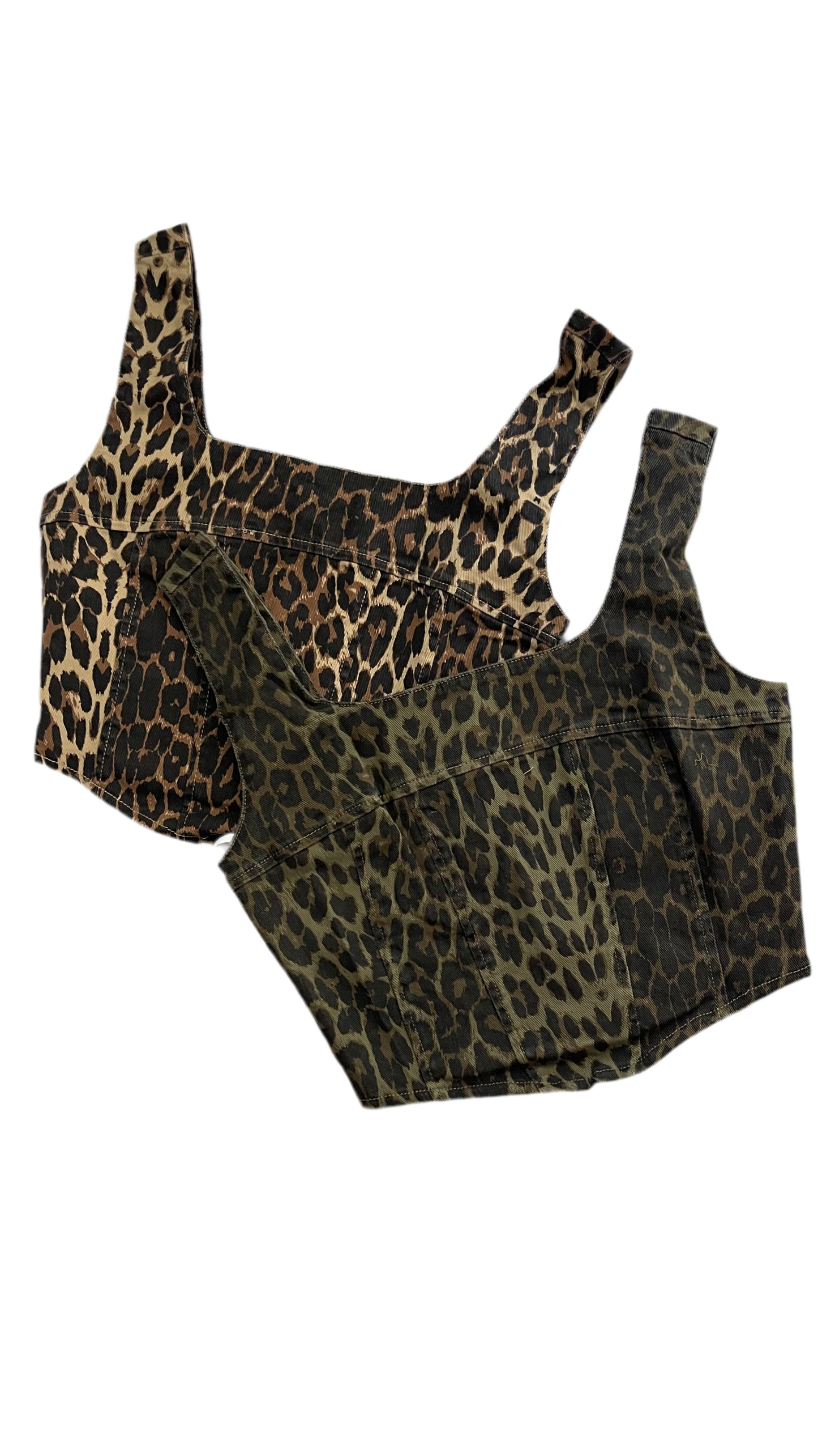 3779-TOP WOMENTS ANIMAL PRINT BLACK PRINT