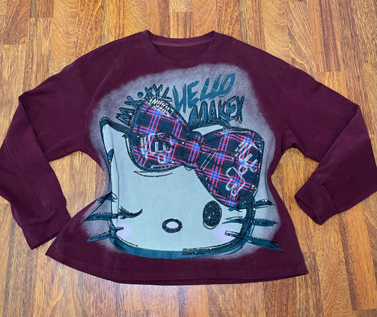 T0012-Sweater with light print