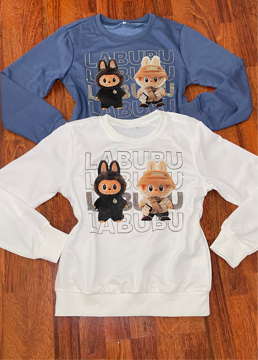 T0091-Sweater with rhinestones