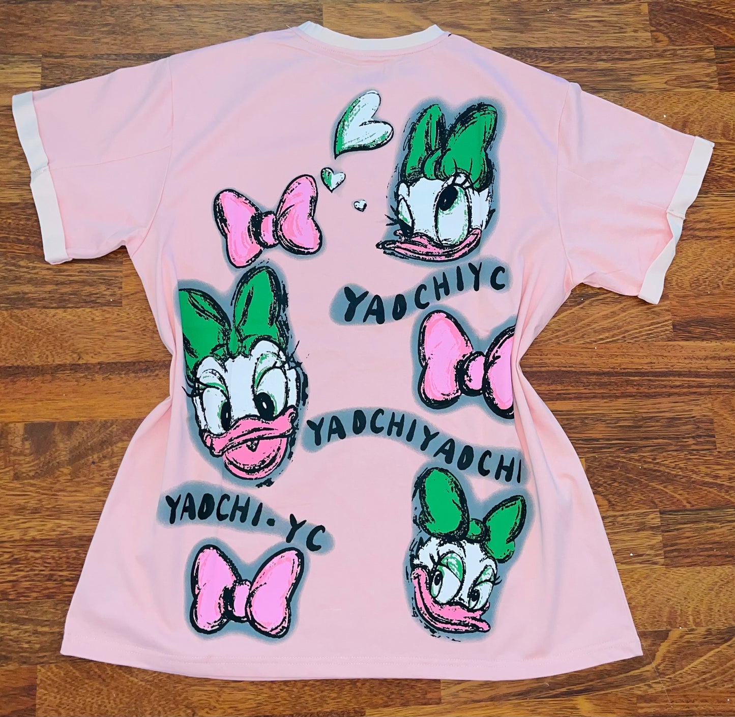 R9800-Oversized basic t-shirt with sequins