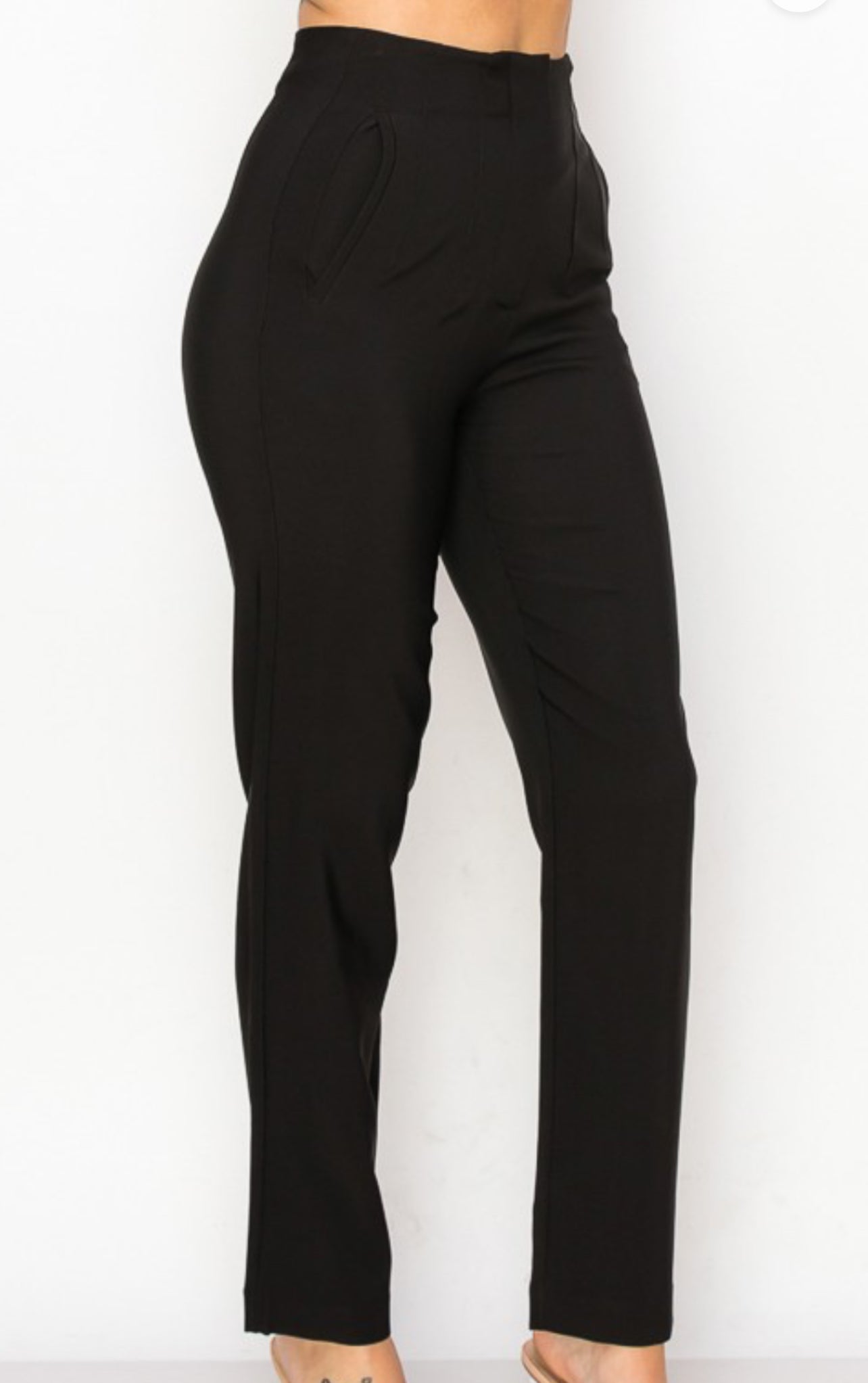 Solid High Waist Dress Pants😍