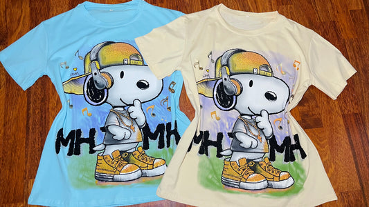 T0606-Beautiful printed t-shirt