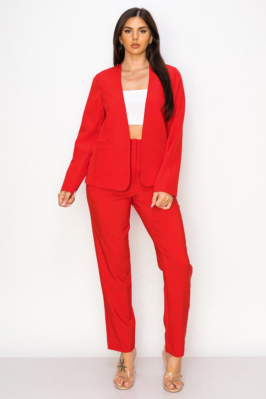 ROSY BLAZER FIUSHA RED PÚRPURA