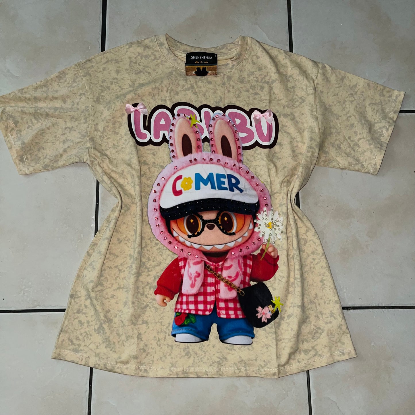 S0013-Beautiful one-size shirt with print