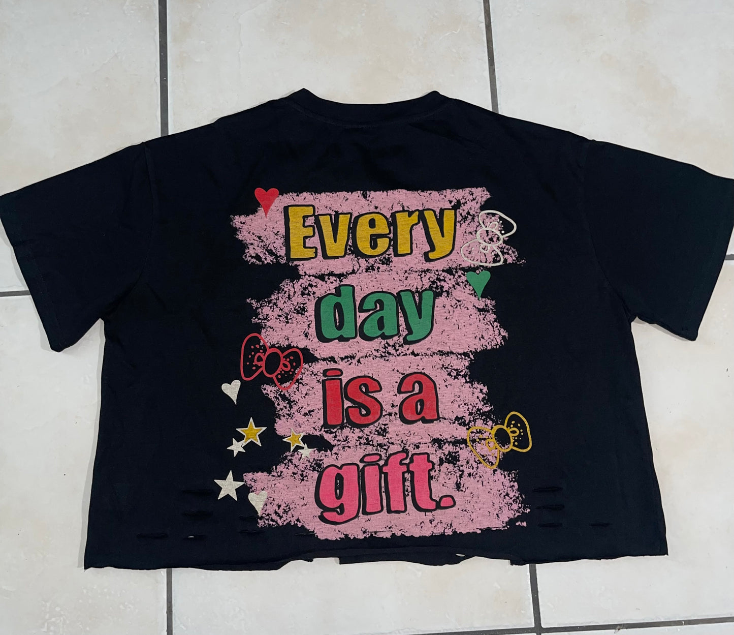 T0078-Beautiful oversized shirt with rhinestones