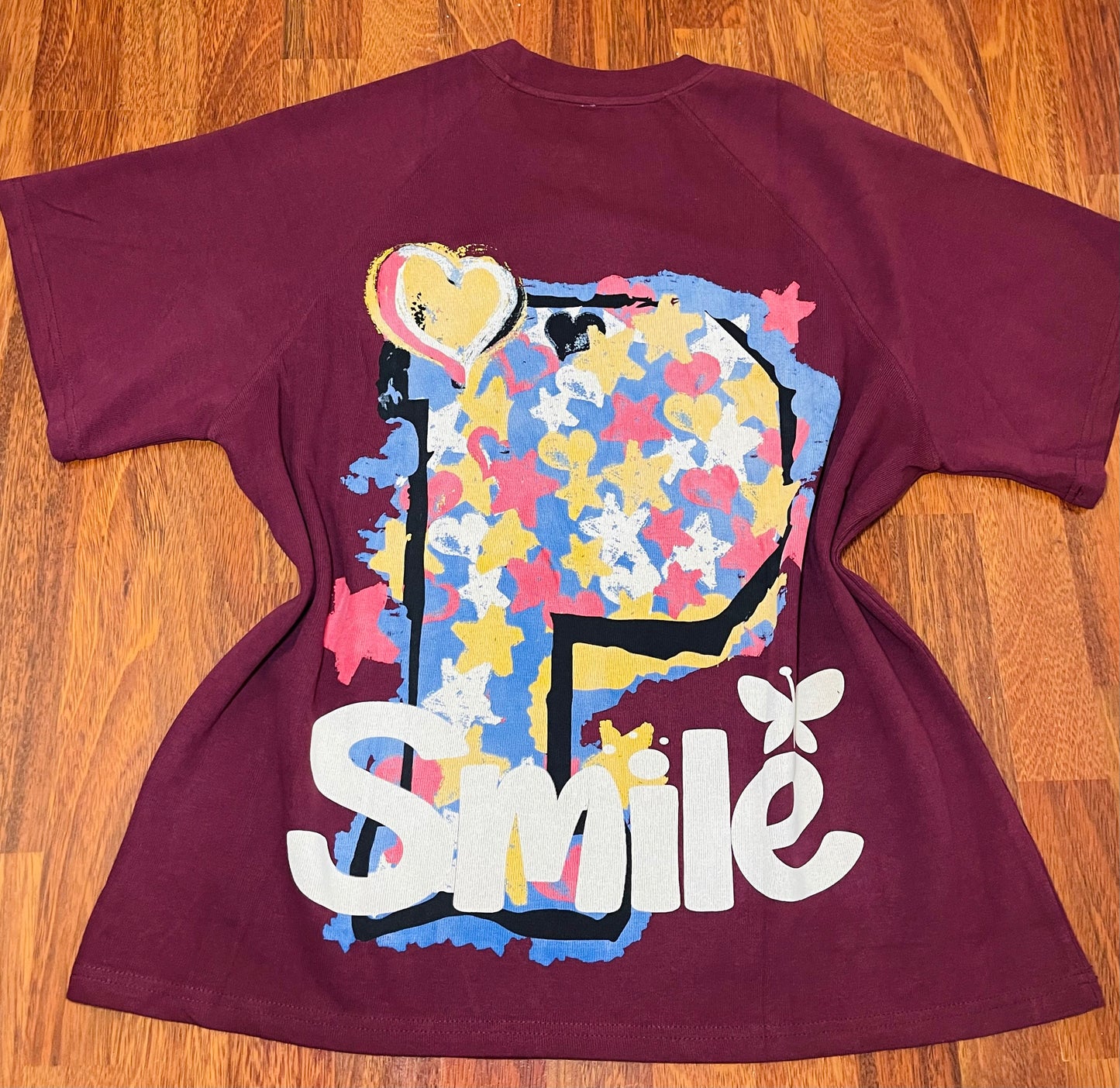 Y0098-Beautiful t-shirt with vintage print