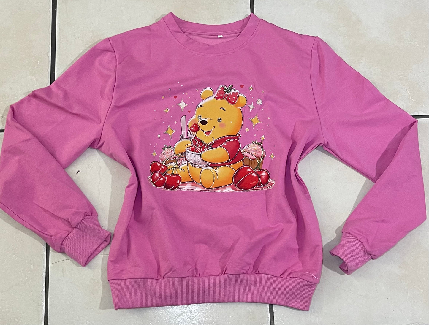 T0820-beautiful printed sweater