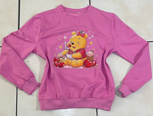 T0820-beautiful printed sweater