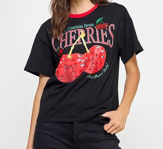 002-LILI CHERRY TOP WOMENS