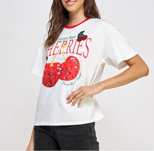 002-LILI CHERRY TOP WOMENS