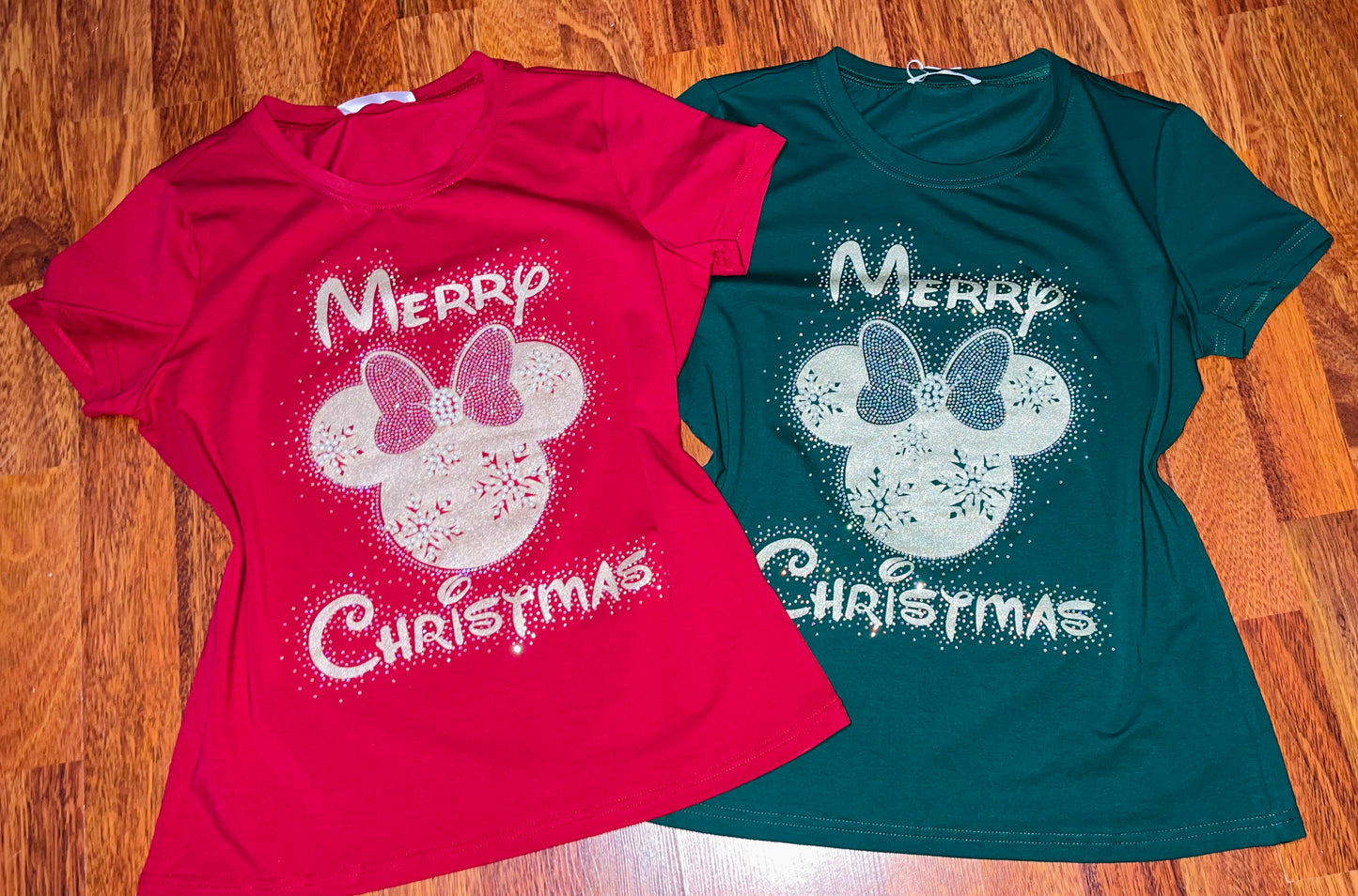 T0023-Beautiful T-shirt with rhinestones