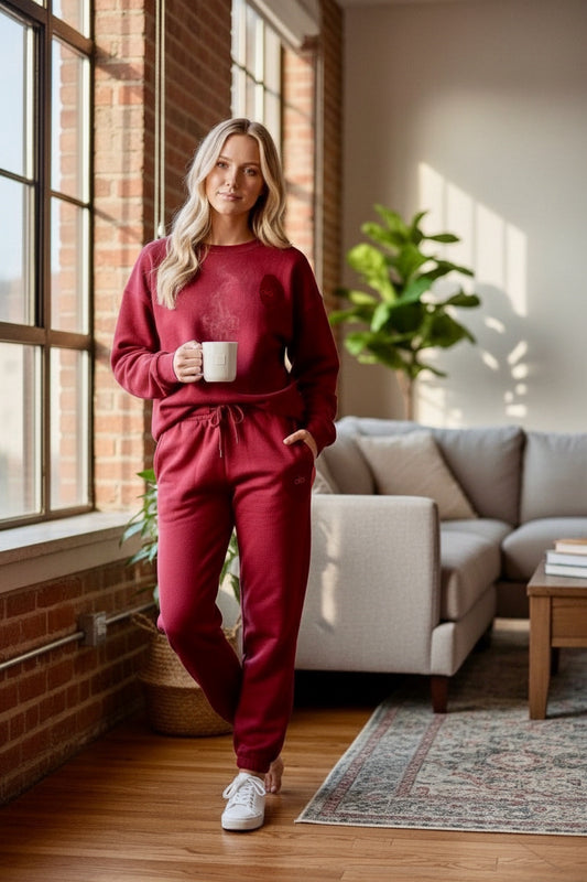 Alondra010-Beautiful sweater and pants set with stretch