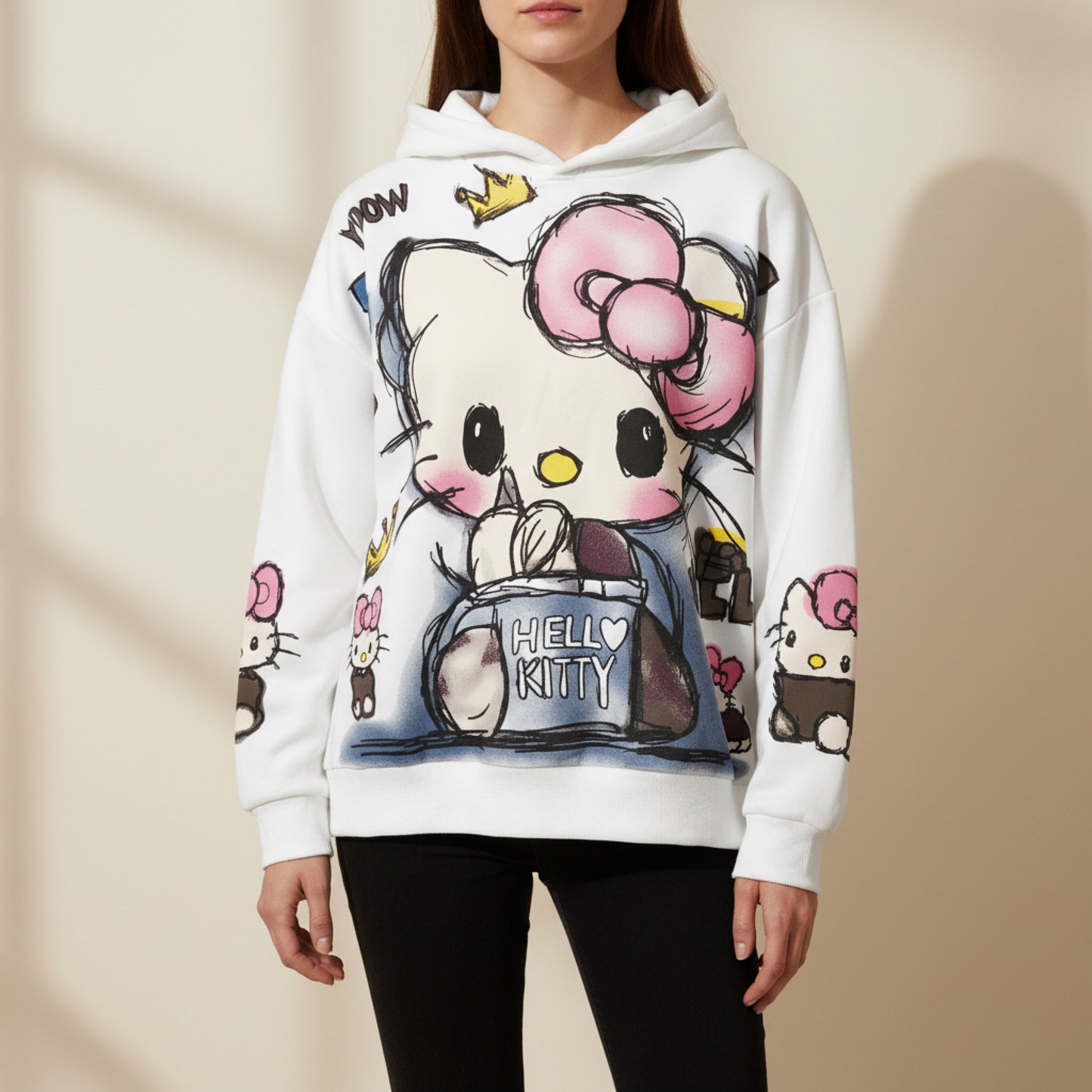 Carolina5667-Beautiful matte hoodie Oversize