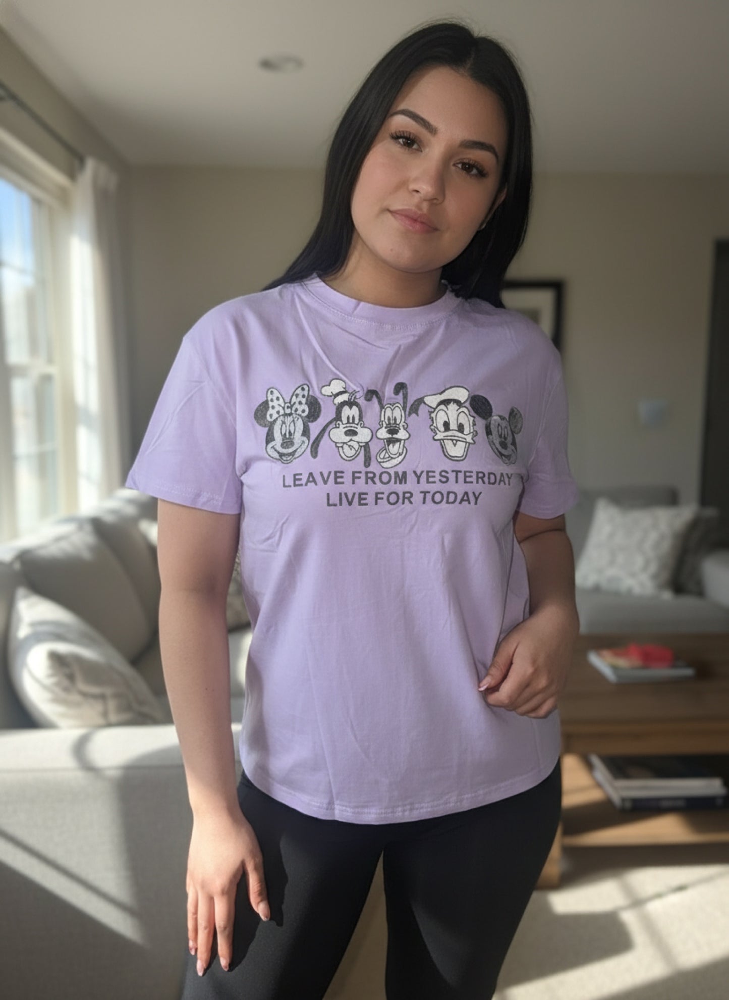 W0012-round neck t-shirt with print