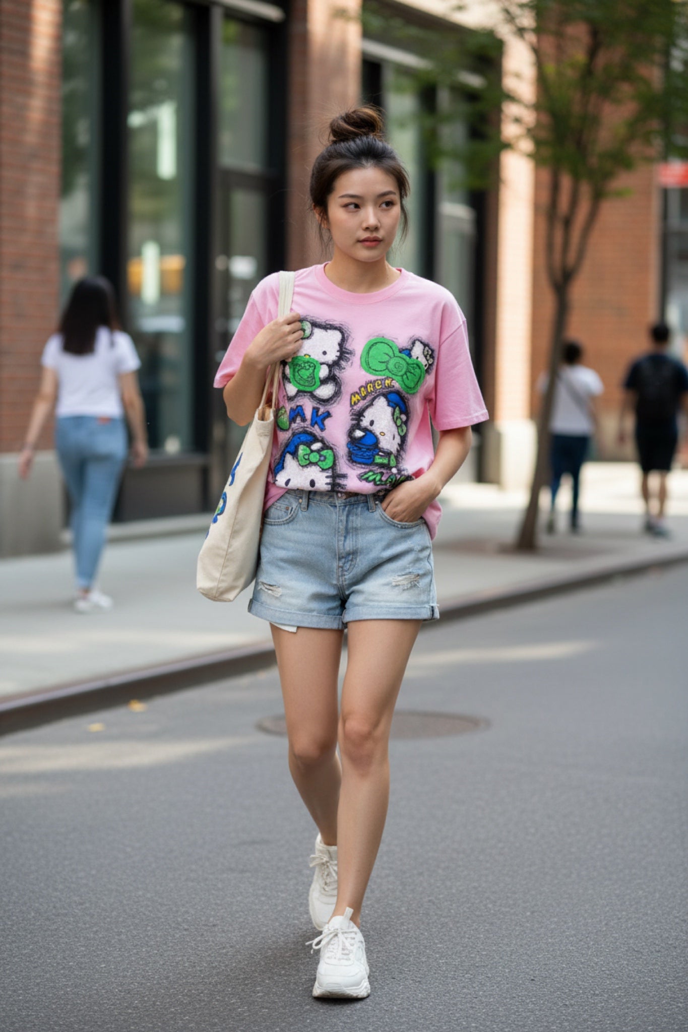 Oversized T-shirt with print
