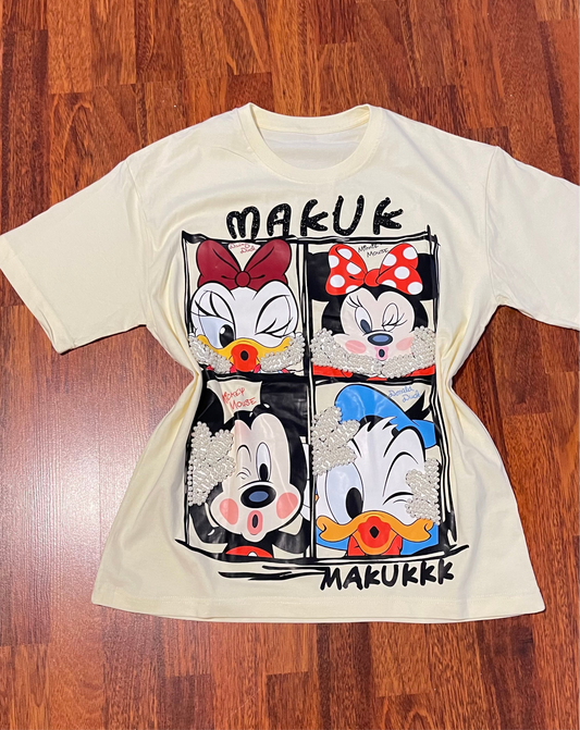 0078- T-shirt with rhinestones