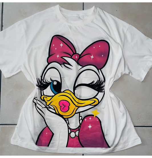 T7890-oversized t-shirts without rhinestones