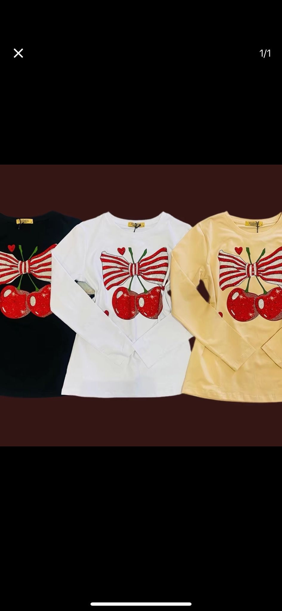 7001-CHERRY SWEATER WOMEN