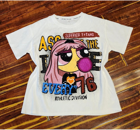 Lucy Oversized T-shirt with lace