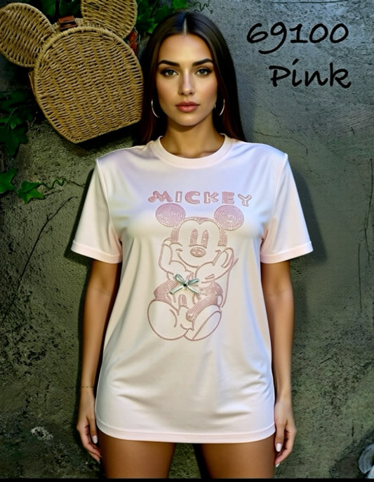 G6900-Oversize T-shirt with sequins