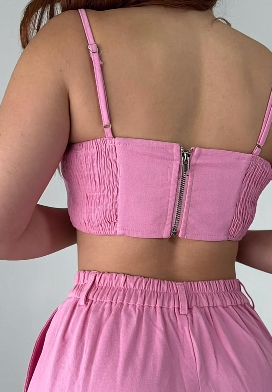 Rosy Set Cargo Pants and Top