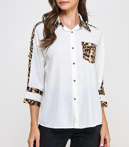 CAROLINA✨ ANIMAL PRINT SHIRT