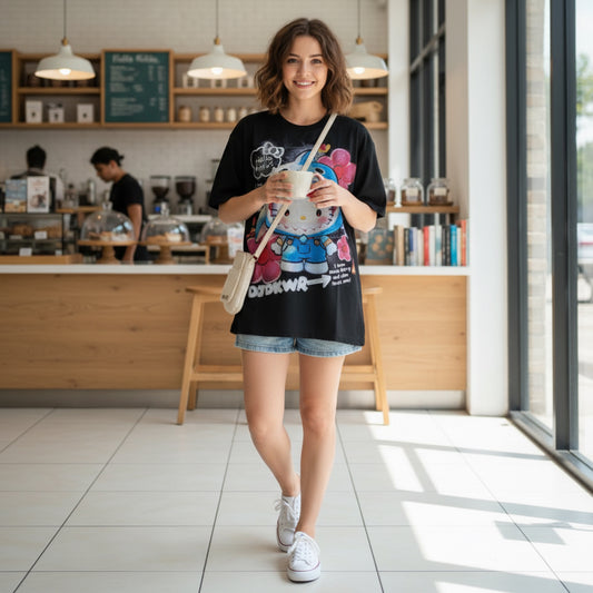 S0012-Beautiful basic t-shirt with rhinestones