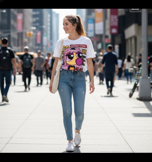 Lucy Oversized T-shirt with lace